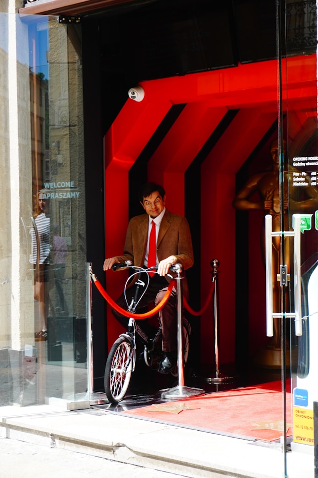Sending the infamous MR BEAN's bicycle - yes the work of a bicycle courier is most certainly not a boring one - where can we send yours next?