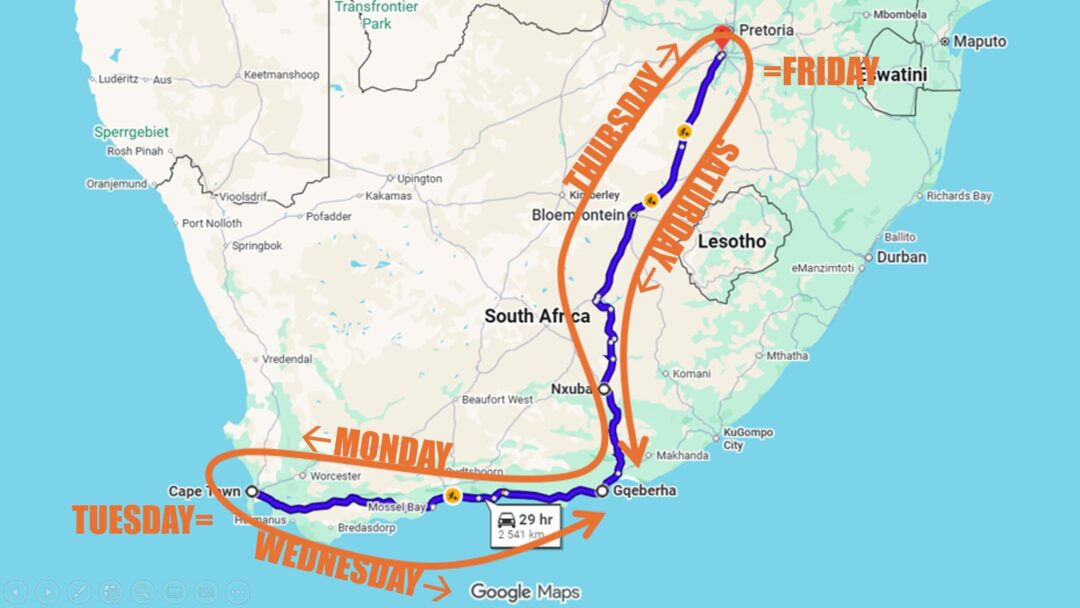 MBK: Need to send a motorbike? Now you know when and where with our definitive sample motorbike transport route for South Africa right here.