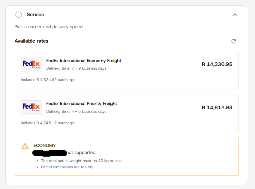 Part 5 for booking international bicycle travel – type of service